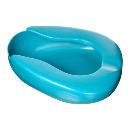 Healthsmart DMI Bedpan for Bariatric Adults with No Spill or Splash Design, Blue 541-5070-0000